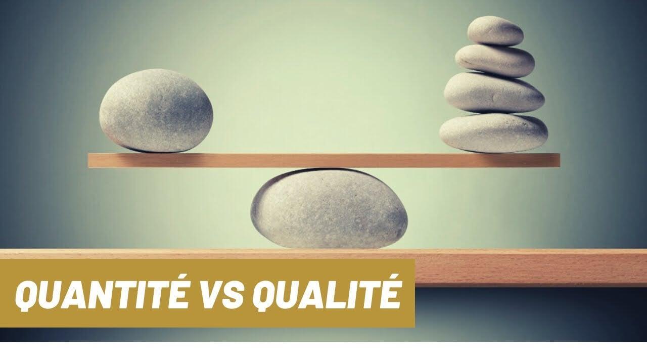 Faire mieux vaudra toujours plus que de faire plus !
